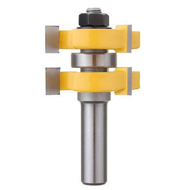 2pcs 1/2 Inch Shank Tongue and Groove Router Bit Set Woodworking Cutter Tenon Cutter