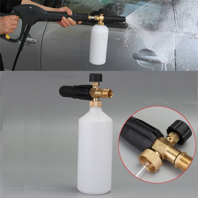 1L Pressure Washer Snow Foam Cannon Lance Bottle 1/4 Inch Quick Release With M22 Connector