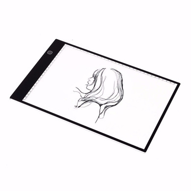 M.Way Ultra Thin A3 LED Copy With USB Cable Adjustable Brightness Drawing Pad Tracing Copy Board  (A3)