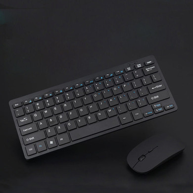 Ultra Thin Mini 2.4GHz Wireless Keyboard and Wireless Mouse Mice Kit Combo Set
