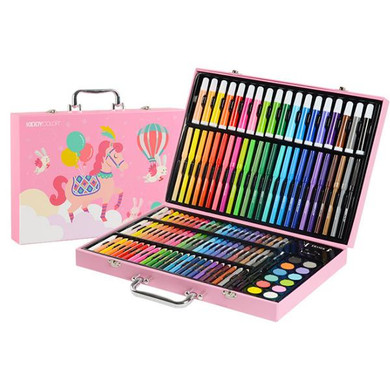 KIDDYCOLOR 130 Children's Stationery Gift Watercolor Paint Learning Suit