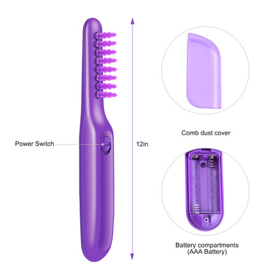 Electric Detangling Hair Brush Tangled 2 Smooth Detangler We (#1)