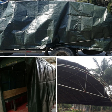 6x3.6m 80GM Tarp Poly Tarpaulin Canopy Tent Sunshade Shelter Sheet Waterproof Car Boats Cover 80GM Tarp Poly Tarpa