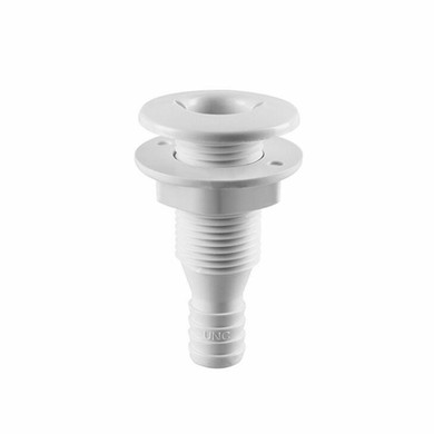 BSET MATEL 1inch Nylon Plastic Thru Hull Bilge Fitting Plug For Bilge Pump Aerator Hose of Boat Marine Yacht Sail RV Camper Truck