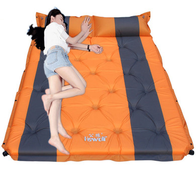 Automatic Inflatable Air Mattresses 2 People Outdoor Mat Camping Hiking Sleeping Cushion Tent Mat