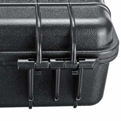 280x210x96mm ABS Waterproof Storage Box Compartment Portable Hiking Travel Tool Carrying Case