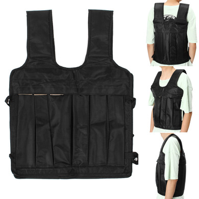 Max 50KG Loading Adjustable Workout Weight Exercise Training Fitne Weighted Vest