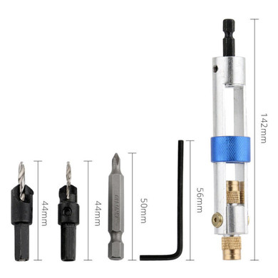 20Pcs Drill Bit Set HSS High Speed Steel Screwdriver Bits Drill Driver Bits Quick Converter Adapter