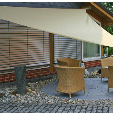 IPRee® 3x3m Triangle Sun Sail Shade Outdoor Camping Tent Sunshade Waterproof Anti-UV Beach Canopy Awning Shelter Tarp