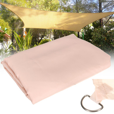2MX2M Patio SunShade Sail Shelter Net Outdoor Garden Car Cover Awning Canopy Patio
