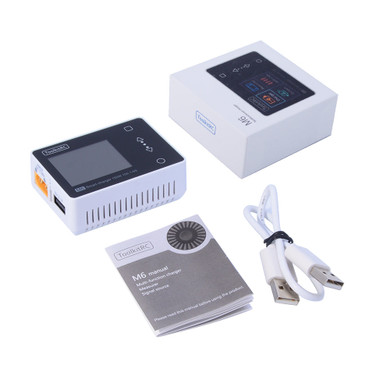 ToolkitRC M6 DC 150W 10A LCD 2-6S Lipo Battery Smart Balance Charger Discharger With Voltage Servo Checker Receiver Signal Tester Quick Charger Function