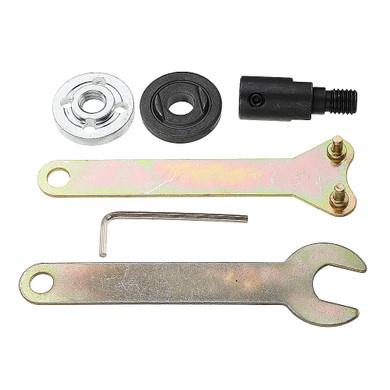 Drillpro 5/8/10/12mm Shank M10 Arbor Mandrel Cutting Tool Accessoriess Reverse Thread for Angle Grinder Drill Adapter