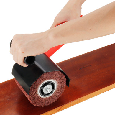 Drillpro Angle Grinder Burnishing Polishing Machine Attachment Metal Steel Wood Sander for 100 Angle Grinder