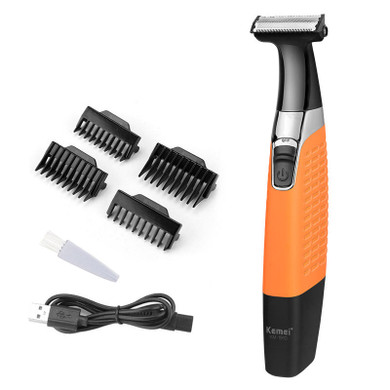 KEMEI Electric USB Rechargeable Shaver Beard Trimmer