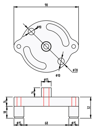 X600-1 Aluminum Alloy Self-centering 6 8 10mm Dowel Jig Wood Panel Puncher Hole Locator Beech Center Hole Position Measuring Drilling Woodworking