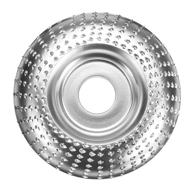 Drillpro 75mm Curve Extreme Shaping Disc Tungsten Carbide Wood Carving Disc Grinder Wheel Abrasive Disc Sanding Rotary Tool for 100 115 Angle Grinder