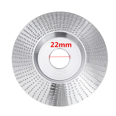 Drillpro 110mm Bevel Shaping Disc Wood Carving Disc Angle Grinding Wheel Sanding Rotary Tool Abrasive Disc for Angle Grinder