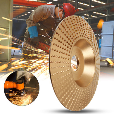 100x16mm Golden Wood Grinding Wheel Rotary Disc Sanding Wood Carving Abrasive Disc (100mm)