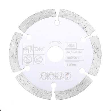 Drillpro 85x15x1.8mm Diamond Saw Blade Wood Circular Cutting Disc