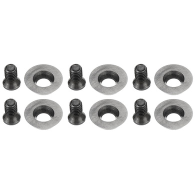 Drillpro 115mm Wood Carving Disc 6 Carbide Inserts Angle Grinder Disc Wood Shaping Disc Woodworking Cutting Disc