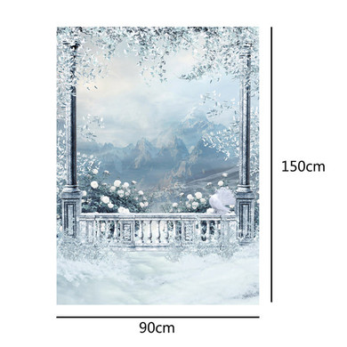 3x5ft 0.9x1.5m Vinyl Outdoor Snow Studio Prop Photography Background