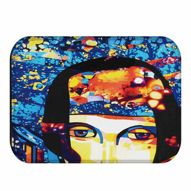 Honana BX-32 40x60cm 3D Painting Comics Pattern Coral Fleece Mat Absorbent Bathroom Anti Slip Carpet