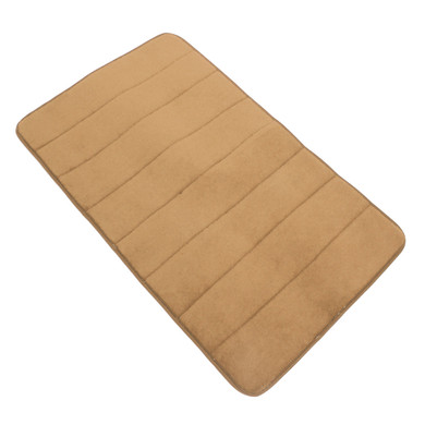 Honana WX-326 50x80cm Stripe Pattern Memory Foam Mat Absorbent Bathroom Anti Slip Carpet