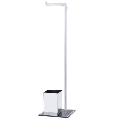 Free Standing Toilet Brush Holder with Paper Roll Holder