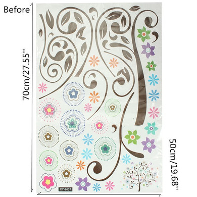 Lucky Tree Wall Stickers Art Decor Removable Vinyl Wall Background Home Decor