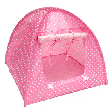 Foldable Pet Cat Tent Playing Bed House Kitty Camp Waterproof Outdoor Dog Kennel