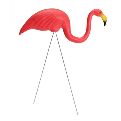 Plastic Red Flamingo Lawn Figurine Garden Yard Grassland Party Ornament Decorations