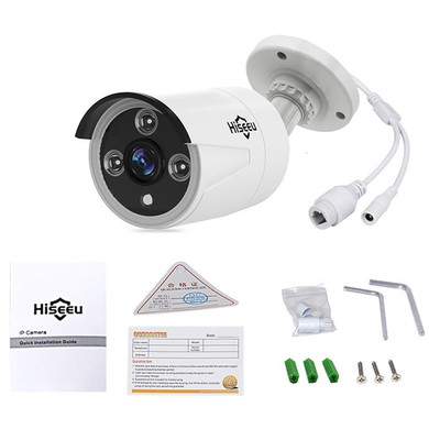 Hiseeu HB612 1080P 2.0MP POE Mini Bullet IP Camera ONVIF P2P IP66 Waterproof Outdoor IR CUT Night Vision Cam