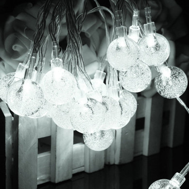 Solar 30 LED Outdoor Waterproof Party String Fairy Light Festival Ambience Lights