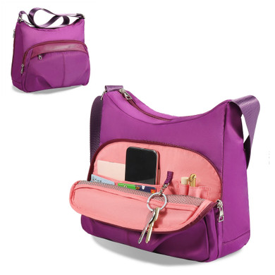 Brenice Women Nylon Large Capacity Crossbody Bag