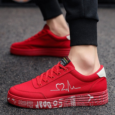 TYDZSMT 2021 Fashion Women Vulcanized Shoes Sneakers Ladies Lace-up Casual Shoes Breathable Canvas Lover Shoes Graffiti Flat
