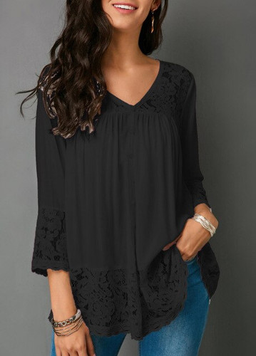ZOGAA 2019 Fashion Women's Solid Blouse V-neck Lace Up Chiffon White Sweet Blouses Summer Clothing Womens Tops and Blouses