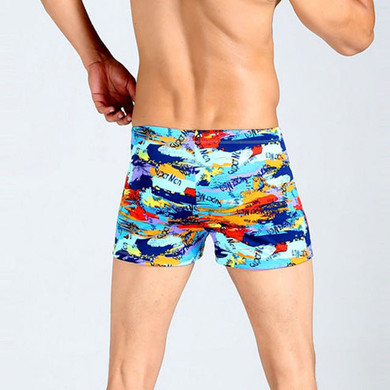 Men Quick Dry Swimming Shorts Swimwear Men Swimsuit Swim Trunks Bathing Beach Shorts With Pocket Wear Surf Briefs Board Shorts