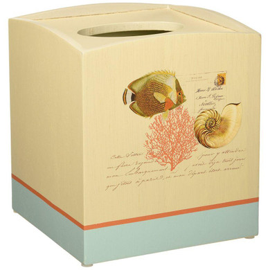 Avanti Linens Seaside Vintage Tissue Box Cover