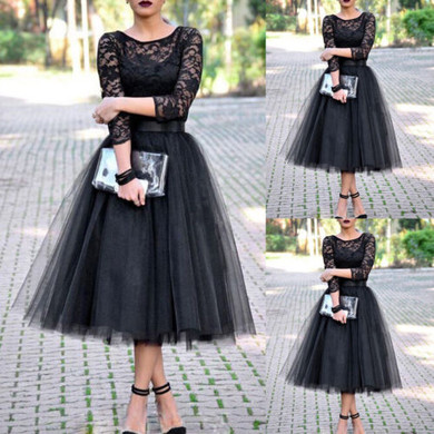 2019 Women Sexy Formal  Long Lace Evening Party Club Wear Dress Casual Dress Ball Grown Dress