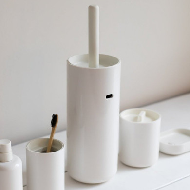 Lunar Toilet Brush- White