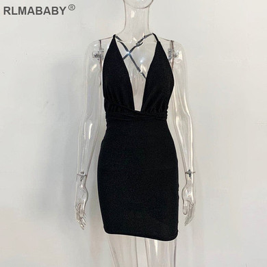 RLMABABY Pink Deep V Neck Backless Bodycon Dress Women Spaghetti Strap Bandage Dress Night Club Mini Dress Sparkly Summer Dress RLMABABY Pink Deep V Neck Backless Bodycon Dress Women Spaghetti Strap Bandage Dress Night Club Mini Dress Sparkly Summer Dress