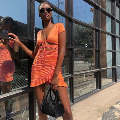 Feditch Hollow Out Sexy Summer Dress Women Lace Up Bandage Bodycon Dress Fashion Deep V Neck Ruched Mini Party Dresses Vestidos Feditch Hollow Out Sexy Summer Dress Women Lace Up Bandage Bodycon Dress Fashion Deep V Neck Ruched Mini Party Dresses Vestidos