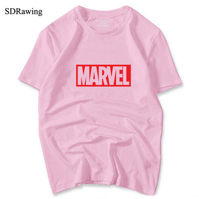 NEW 2018 MARVEL t Shirt woman cotton short sleeves Casual male tshirt marvel shirts tops Graphic Tees  plus size