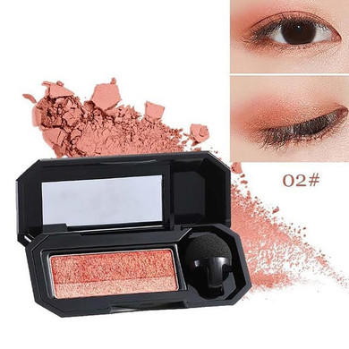 Professional Brand Eyeshadow Pallete Two Color Cosmetics Waterproof Pigment Double Color Shimmer Nude Eyeshadow Makeup Palette