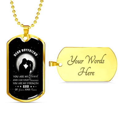 Boyfriend Dog Tag, To My Boyfriend From Girlfriend Dog Tag, Boyfriend Dog Tags Idea, Gift For Boyfriend, Birthday Gift, Christmas Gift, Valentine Gift For Boyfriend ndbf138