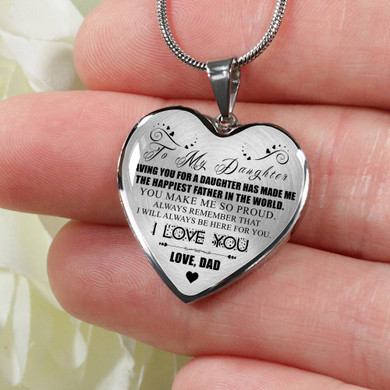 Daughter Necklace,Special Necklace For Daughter,To My Daughter Necklace,Best Necklace For Daughter,Father And Daughter Necklace,Amazing Necklace For Daughter,Best Birthday Gift For Daughter,Daughter Gift From Dad 971dhd