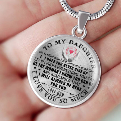 Daughter Necklace,Special Necklace For Daughter,Best Necklace For Daughter,Mother And Daughter Necklace,Amazing Necklace For Daughter,Best Birthday Gift For Daughter,Daughter Gift From Mom 1132dms