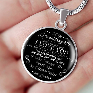grandma and granddaughter necklace, best necklace for granddaughter, special necklace for granddaughter, birthday gift for daughter 1064grdms