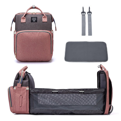 2 in 1 Multi-functional Portable Folding Baby Bags for Mommy