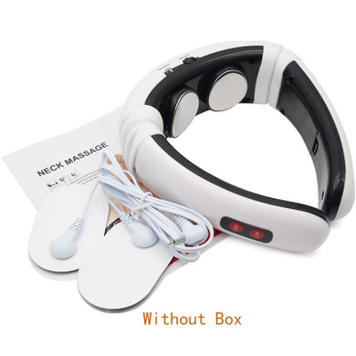Electric Pulse Back and Neck Massager with Infrared Pain Relief Tool